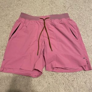 Lululemon T.H.E Linerless Short Pink Blossom Large 7”